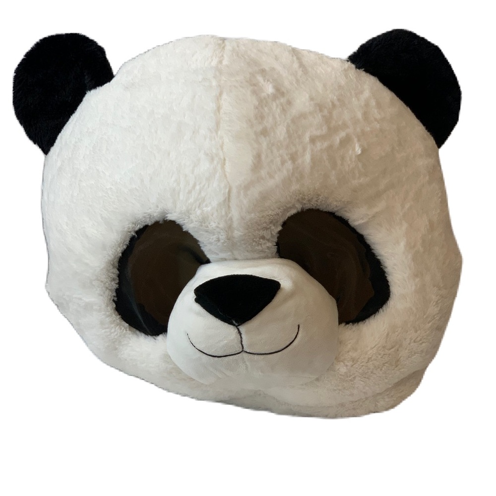 Dan Dee Greeter Head Panda Mascot Costume Head Big Plush Adult Teen Halloween